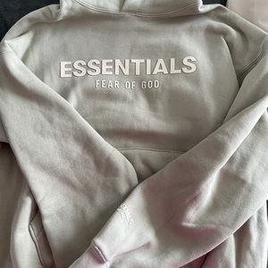 Essentials Fear Of God Sea Foam Hoddie